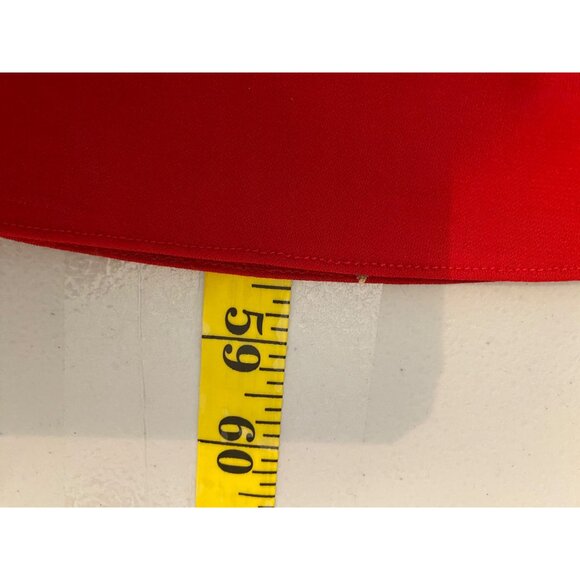 Niki Livas Maxi Dress Red Evening Gown Rhinestone Detail Open Back Size 6 - Picture 6 of 9